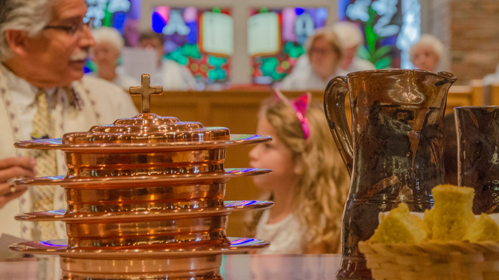 Photo from a worship service at First Presbyerian Church Of Farmington 